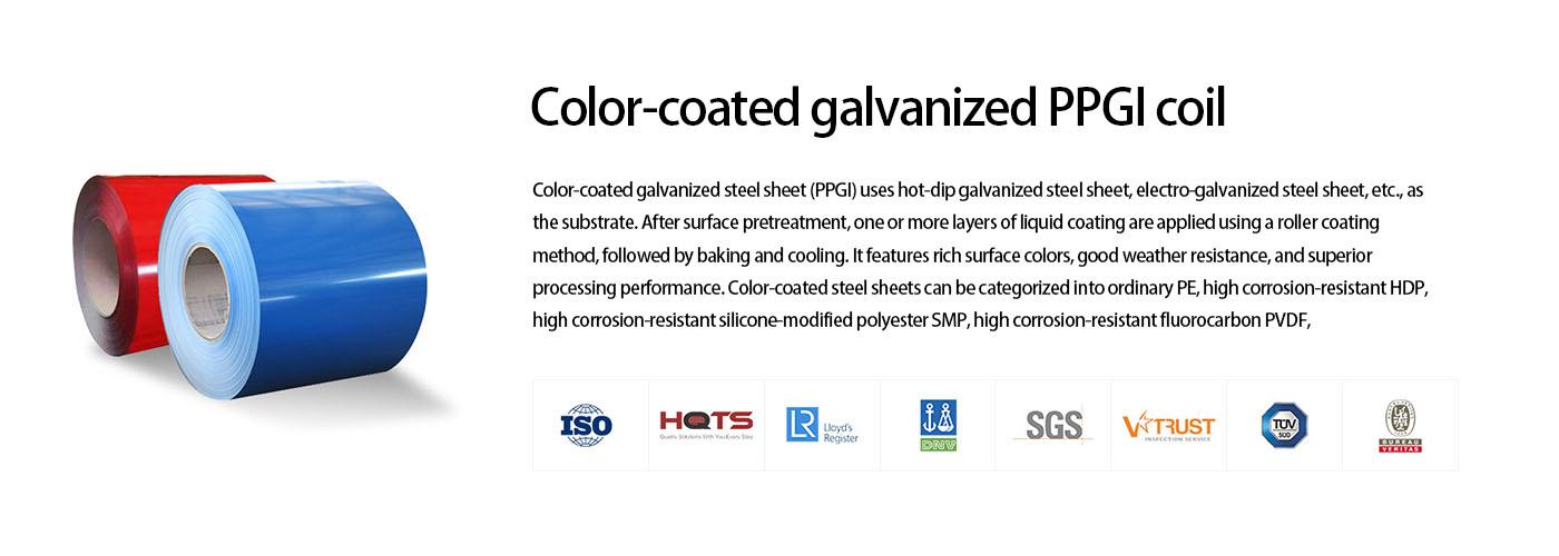 Color-Coated Steel Sheet for Industrial FabricationTags: steel sheet, color-coated steel sheet, fabrication steel sheet